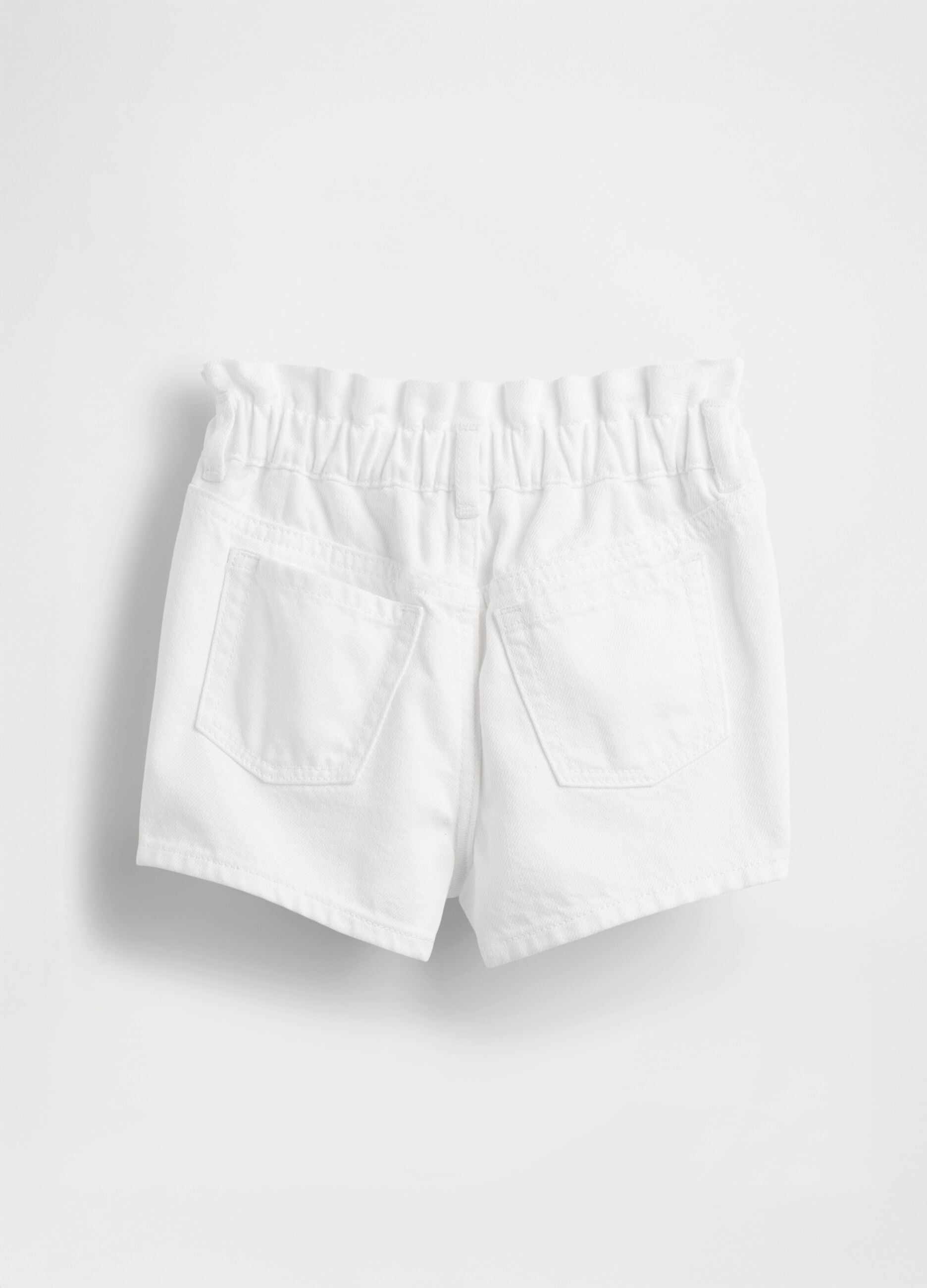 Cotton and lyocell blend shorts