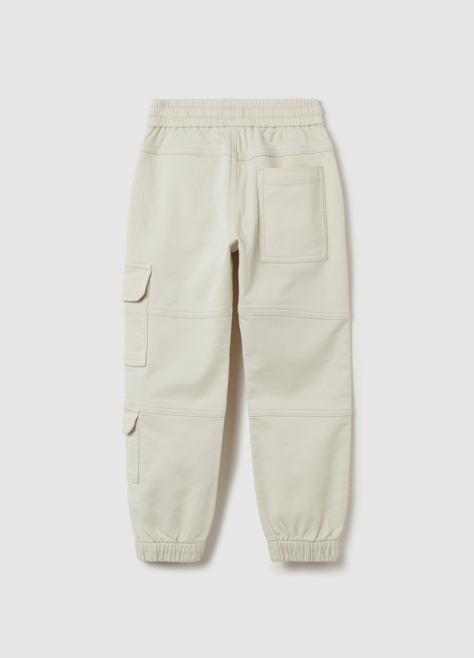 Cargo joggers with drawstring