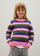 Girls' multicolour pure cotton regular fit pullover_1
