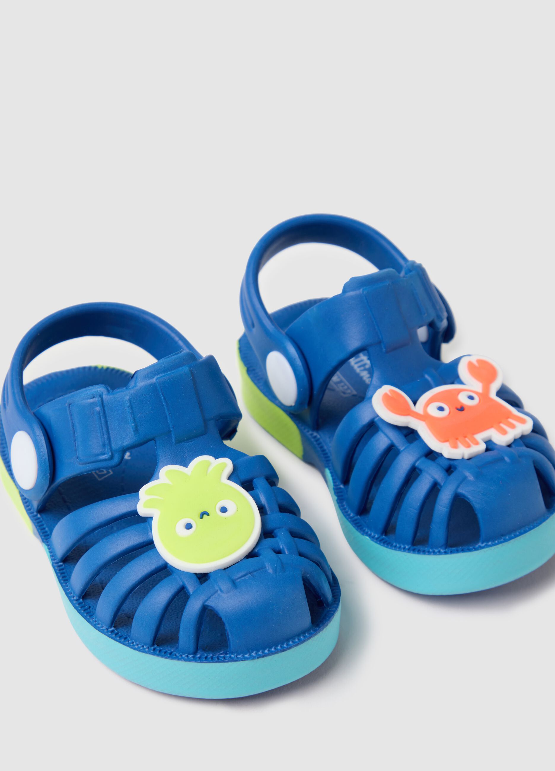 Multicoloured EVA children's sandals with fun details