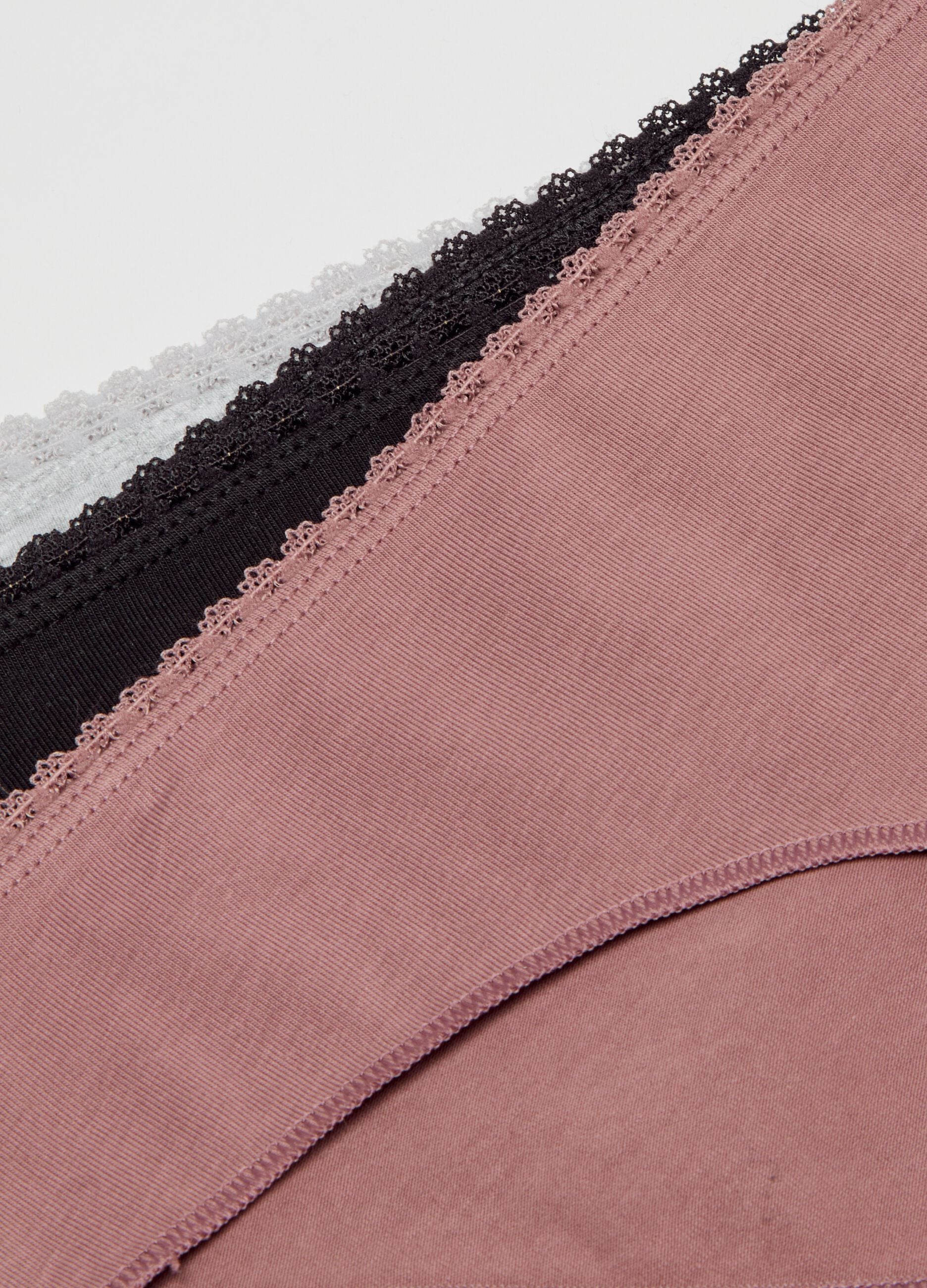 Three-pack of multicolour organic stretch cotton jersey briefs