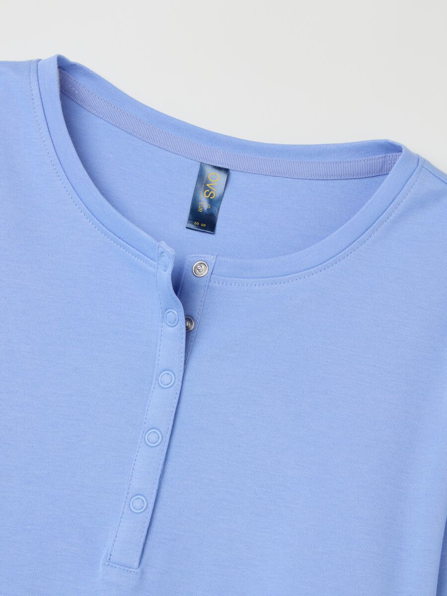 Pyjama top with granddad neckline._5
