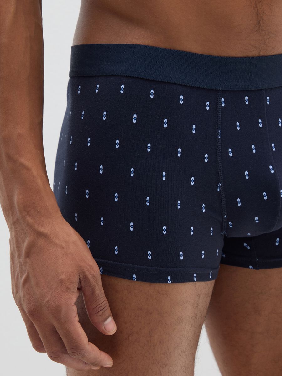 Set of multicolour regular fit stretchy cotton three-pack boxers_3