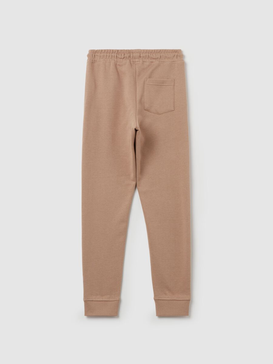 Joggers with snowboarder print_4
