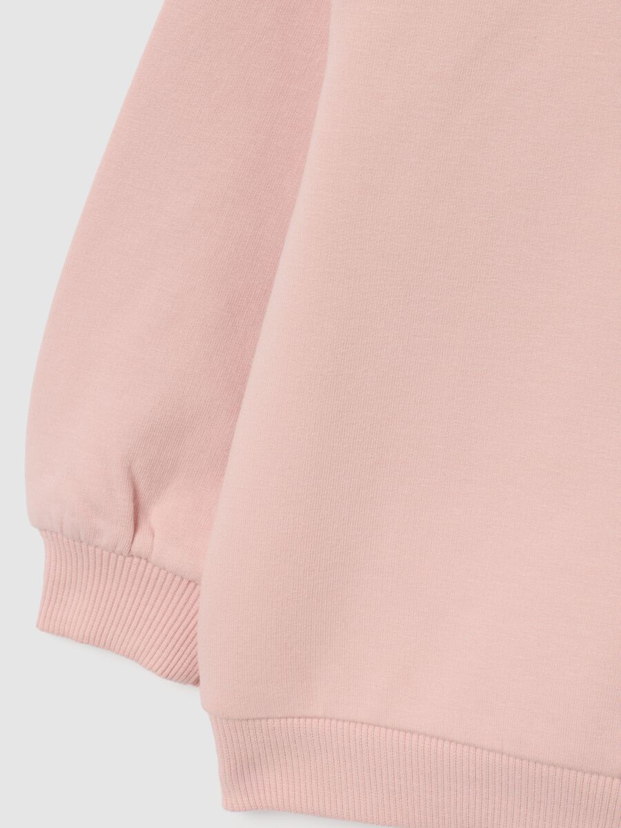 Pink Stretch Cotton Sweatshirt Featuring Snoopy_2