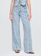 Light Denim Wide Leg Trousers by Gap_1