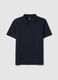 Men&rsquo;s blue polo shirt in 100% cotton with regular fit_4