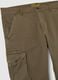 Brown Stretch Cotton Slim Fit Trousers_5