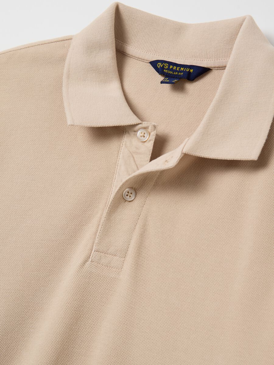 100% cotton piqué polo shirt_5