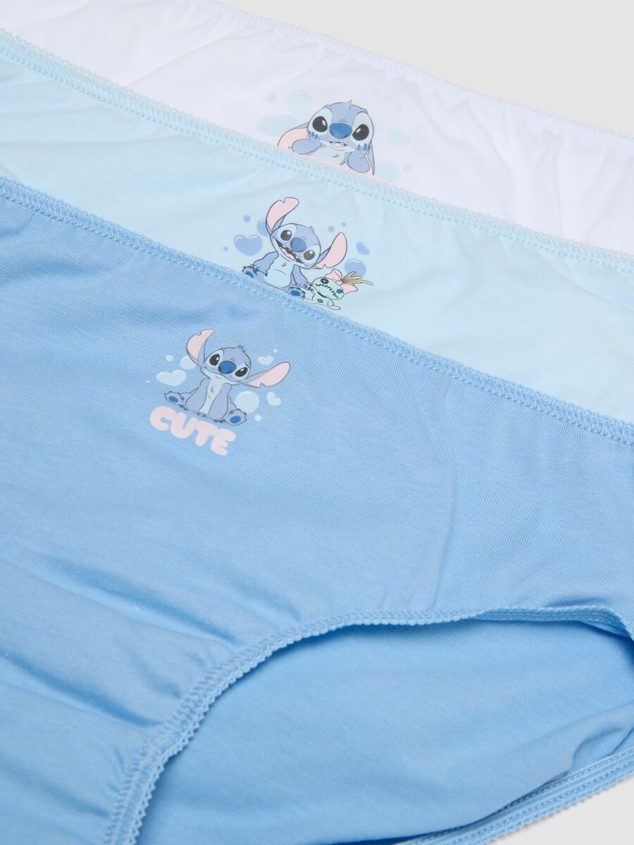 5-pack of blue organic cotton briefs with a Lilo & Stitch character_3