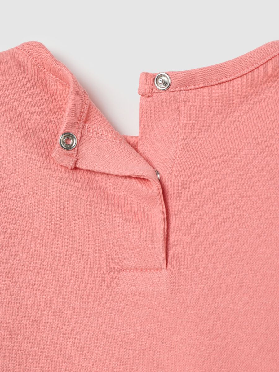 Pink Pure Cotton Girl's Pyjama Set_3