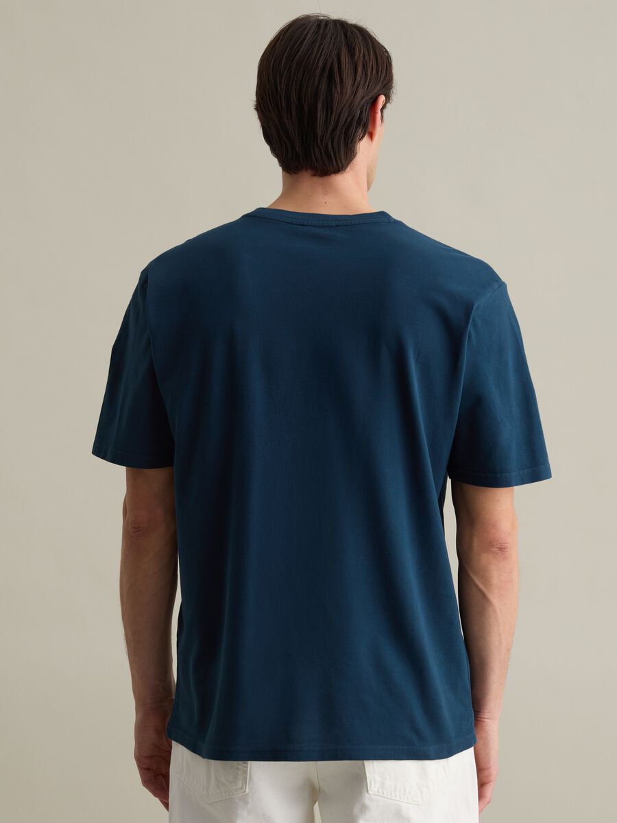 Solid colour cotton T-shirt_3