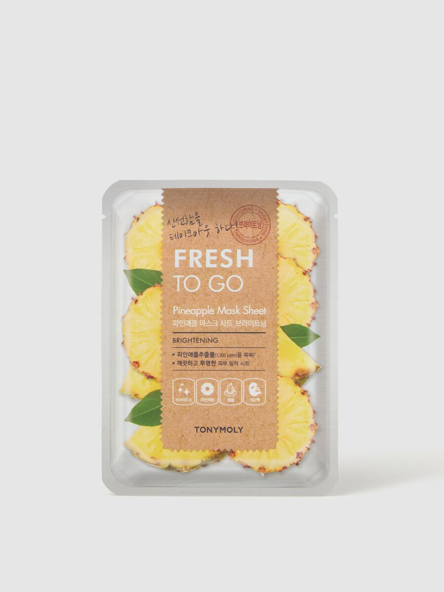 Fabric mask with pineapple extract to brighten dull skin - Korean skincare_0