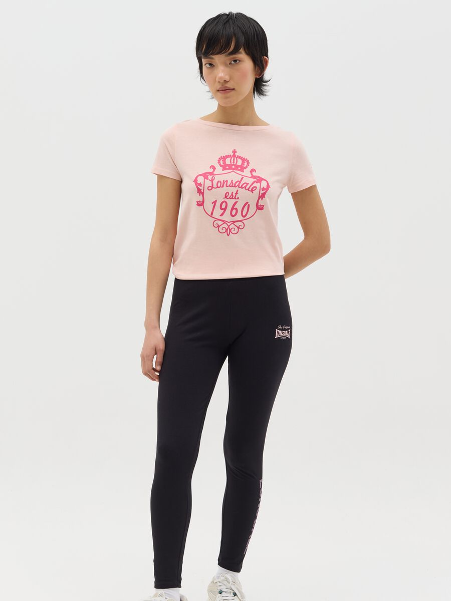 Pink T-shirt with short sleeves_1