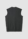 Grey viscose-blend waistcoat with deep V-neck regular fit_1