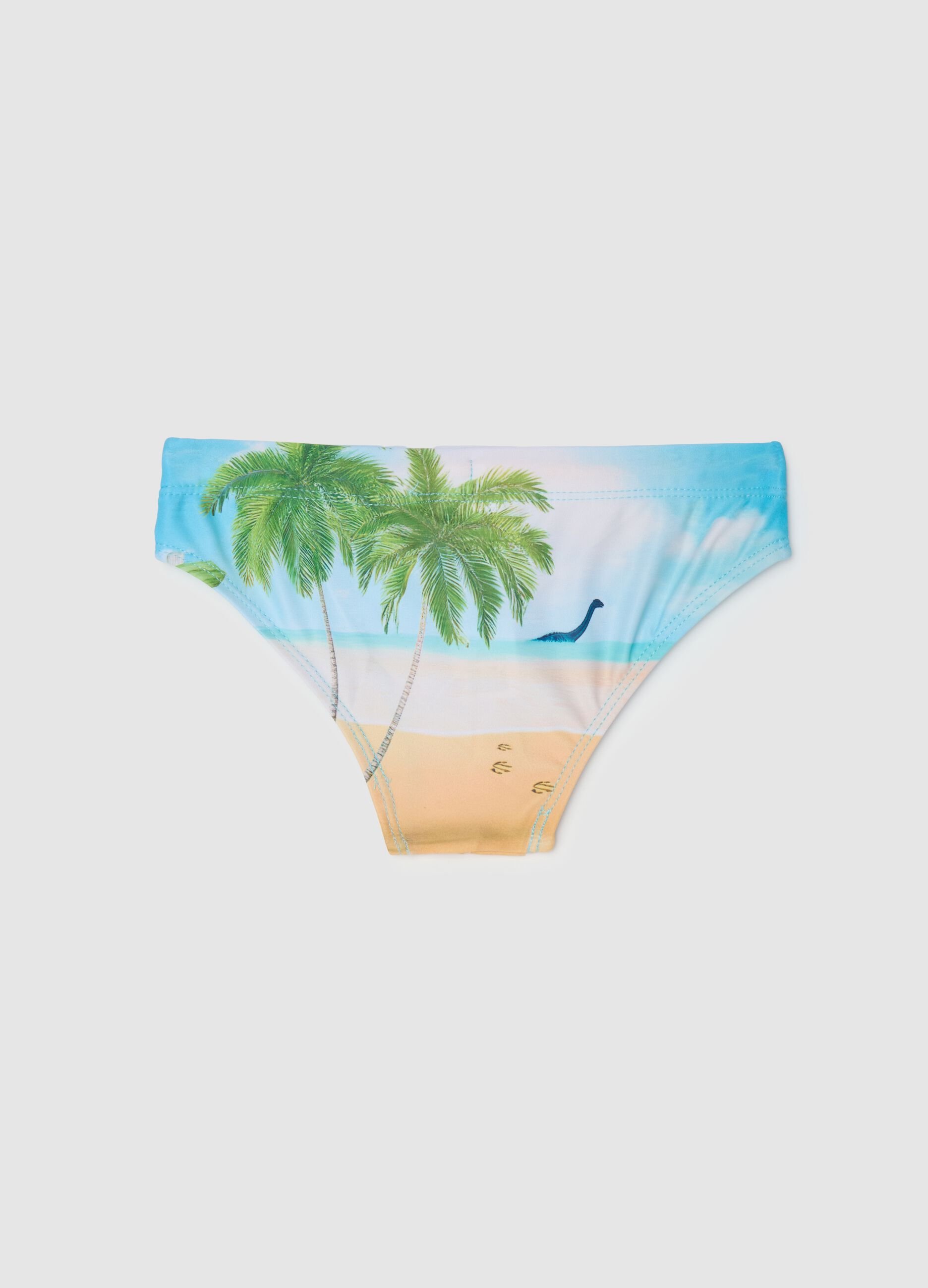 OVS Kids Tropical Print Swim Brief for Children