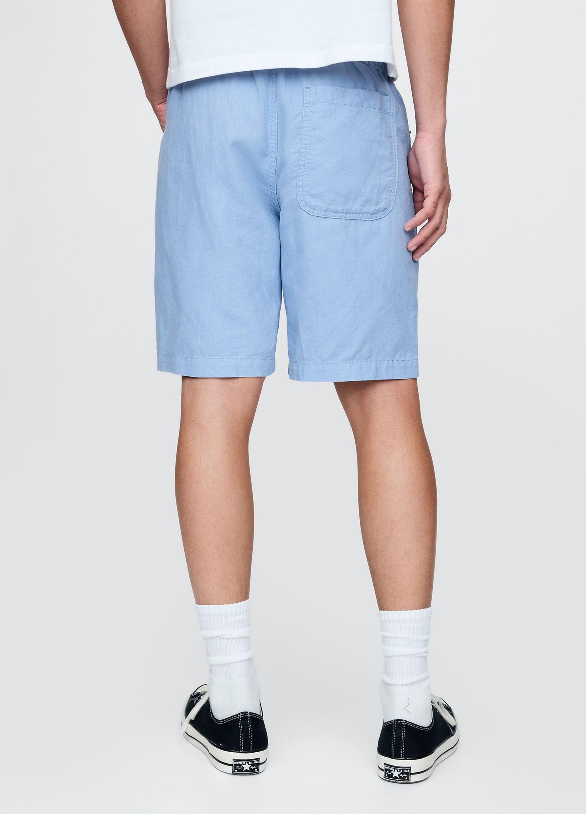Gap Blue Linen and Cotton Shorts