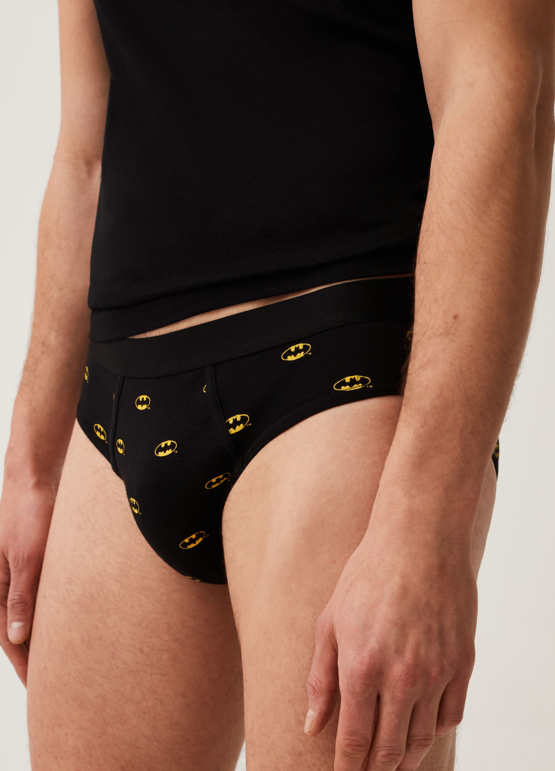 Slip con stampa Batman all-over_3