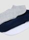 Seven-pack of multicolour organic cotton ankle socks_1