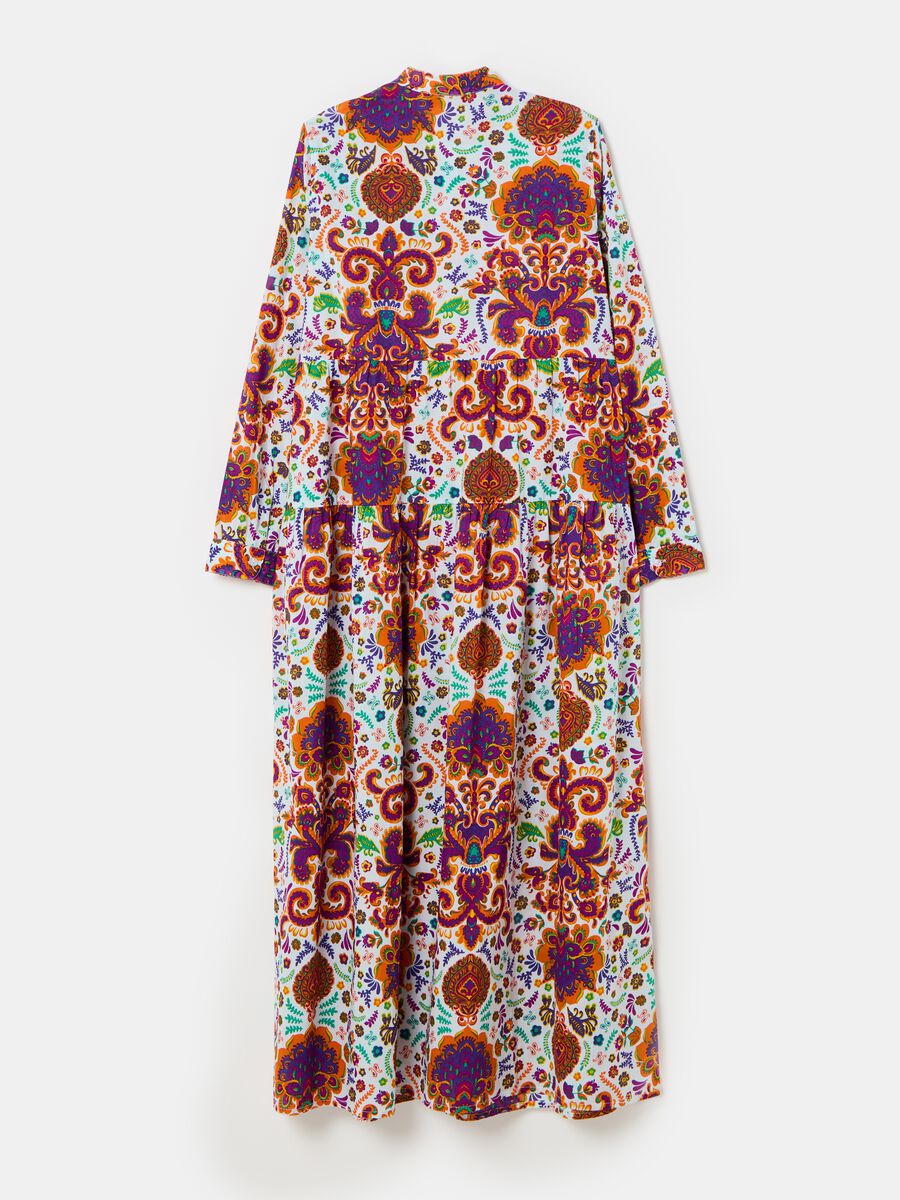 Long shirt dress with print_2