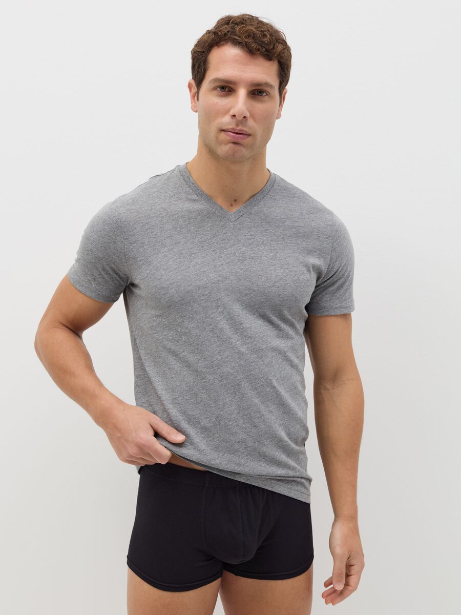 Five-pack boxers in organic cotton_0