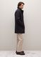 Black stretch fabric coat regular fit_3