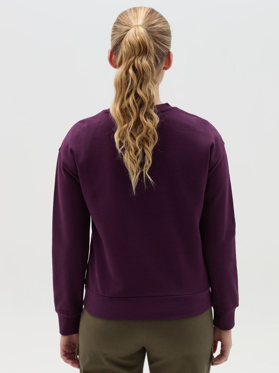 Sweatshirt with "Check it up" print_1