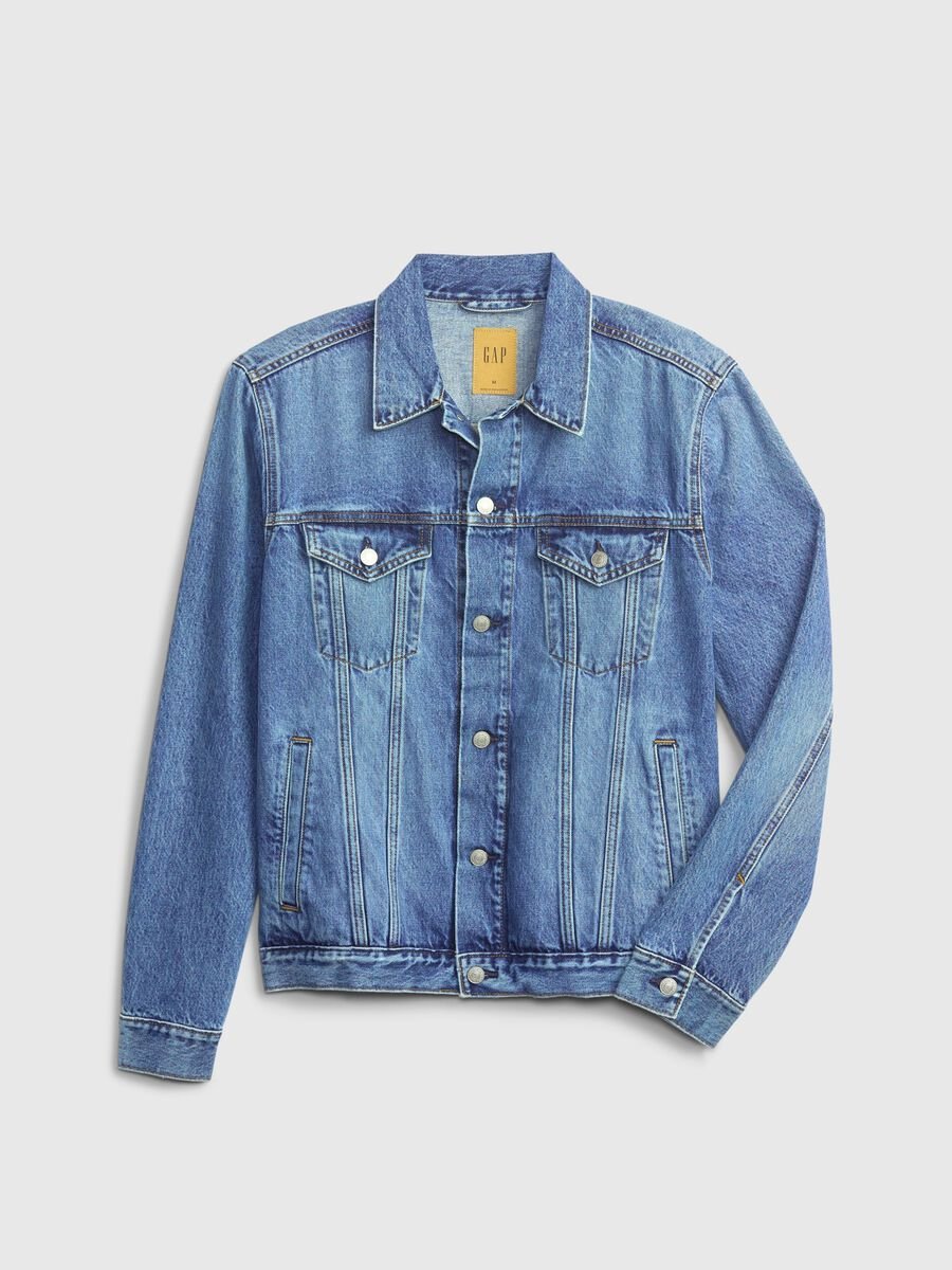 Short acid wash denim jacket_4