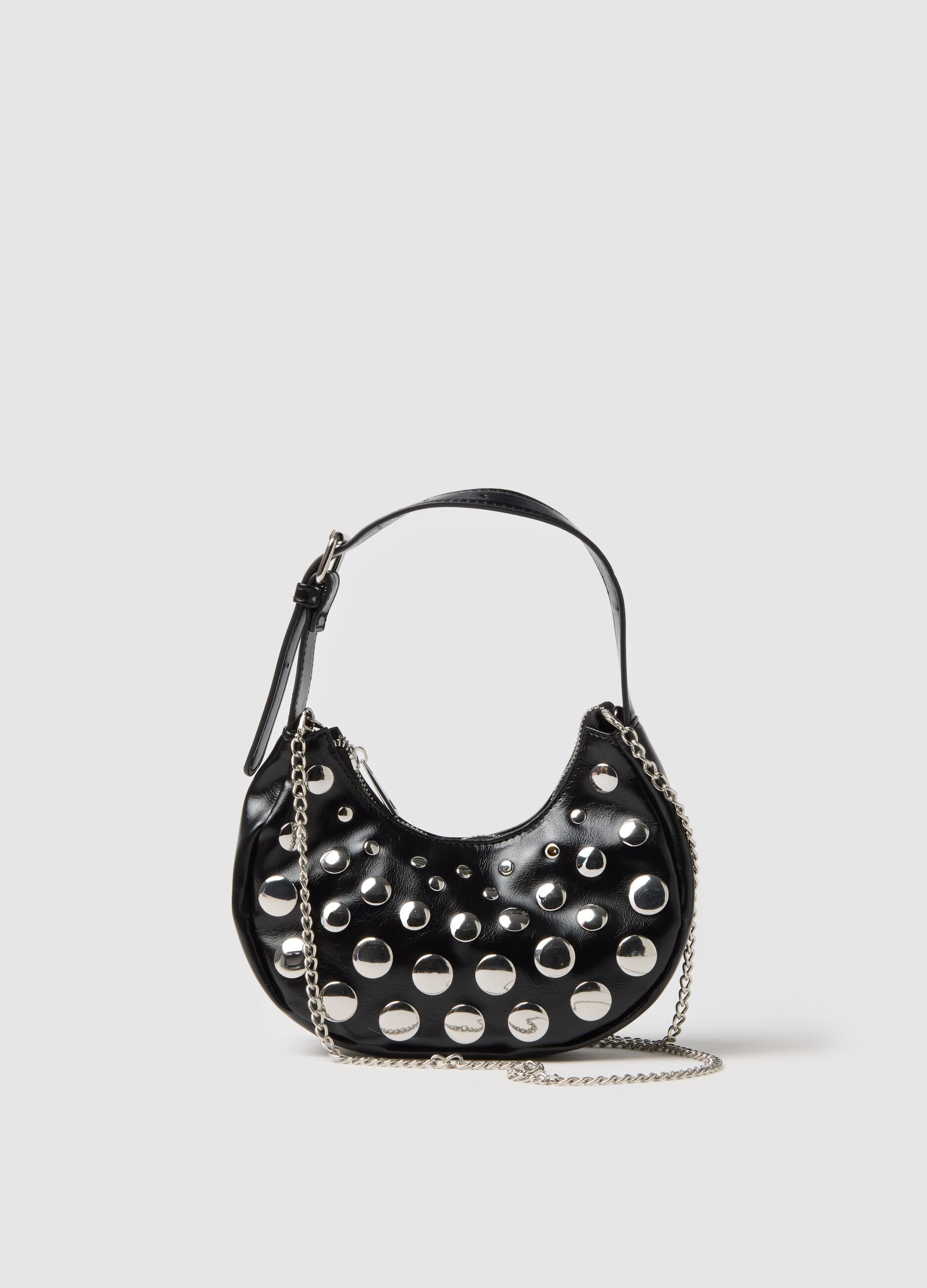 Black bag with metallic details