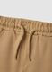 Beige pure cotton shorts_3