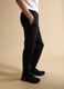 Black regular-fit joggers in stretch Easy Dry fabric_2
