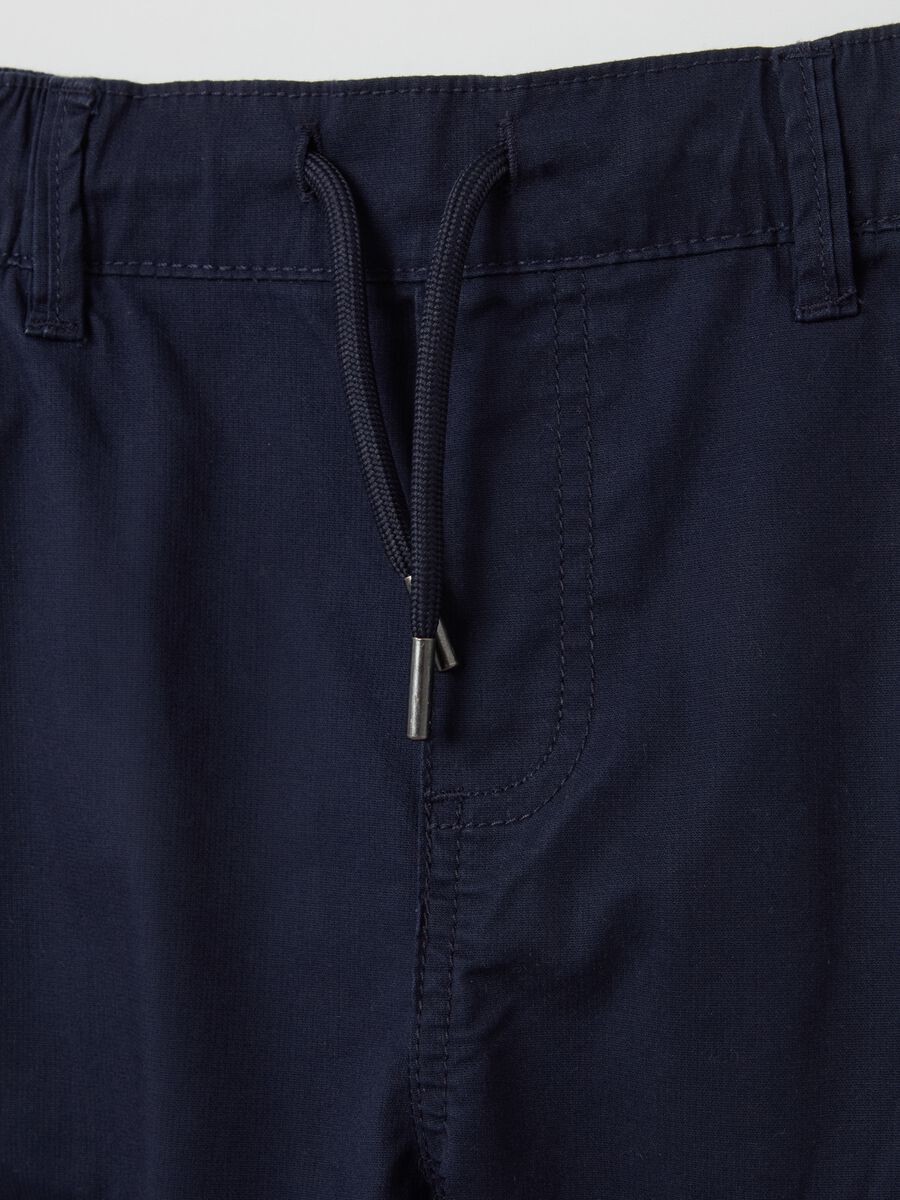 Cargo joggers with drawstring_2