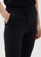 Black Viscose Blend Slim Fit Trousers_3