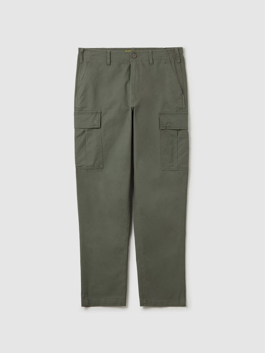 Cargo trousers with internal drawstring_4