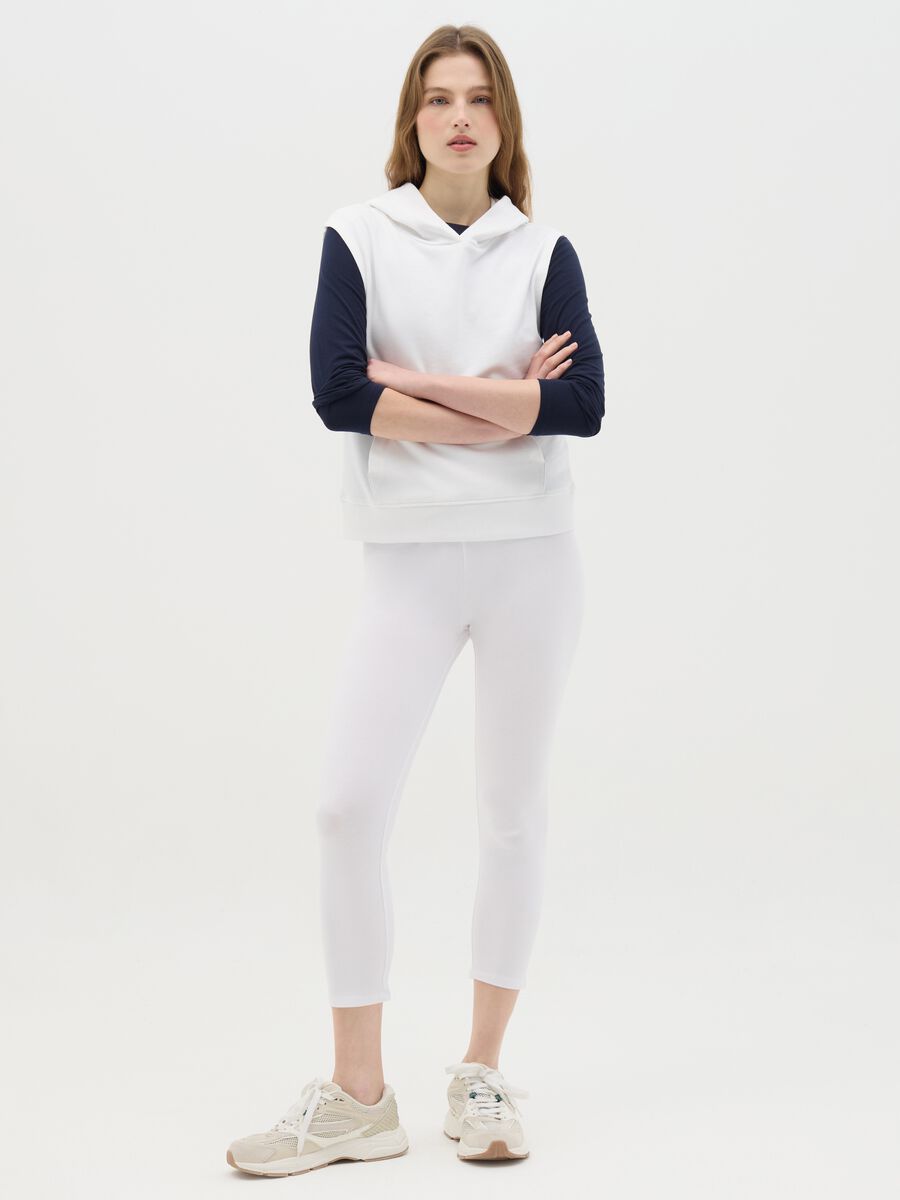 White Cotton Short Sleeve T-shirt by Ovs_1