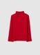 Children's red turtleneck in pure cotton regular fit print_1