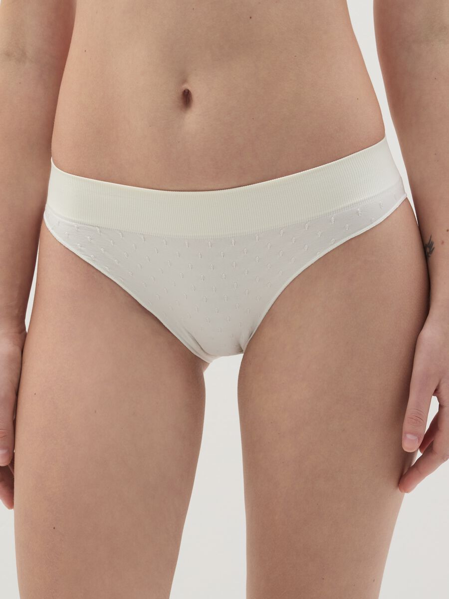 Microfibre briefs with dobby weave_1