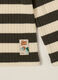 Black and white striped baby sweater_2