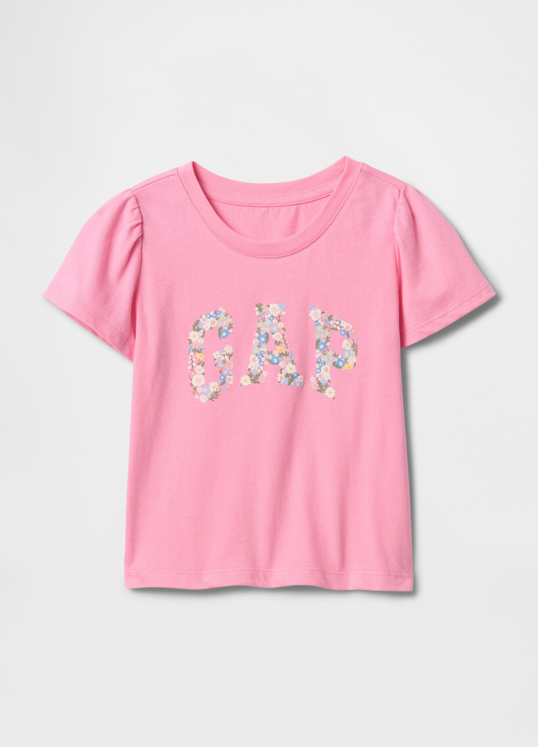 Pink T-shirt for girls in pure cotton GAP