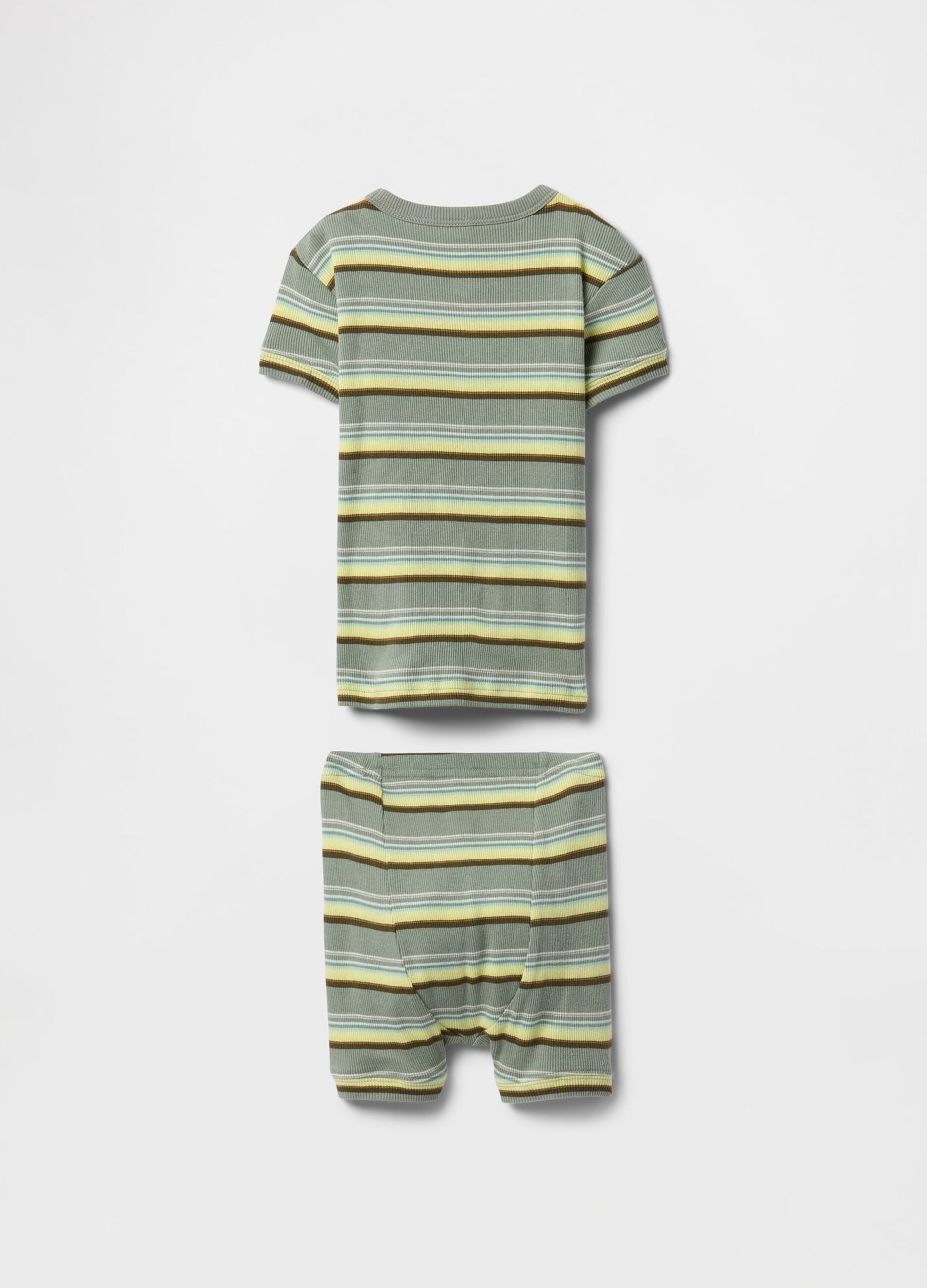 Multicoloured striped pyjamas for children