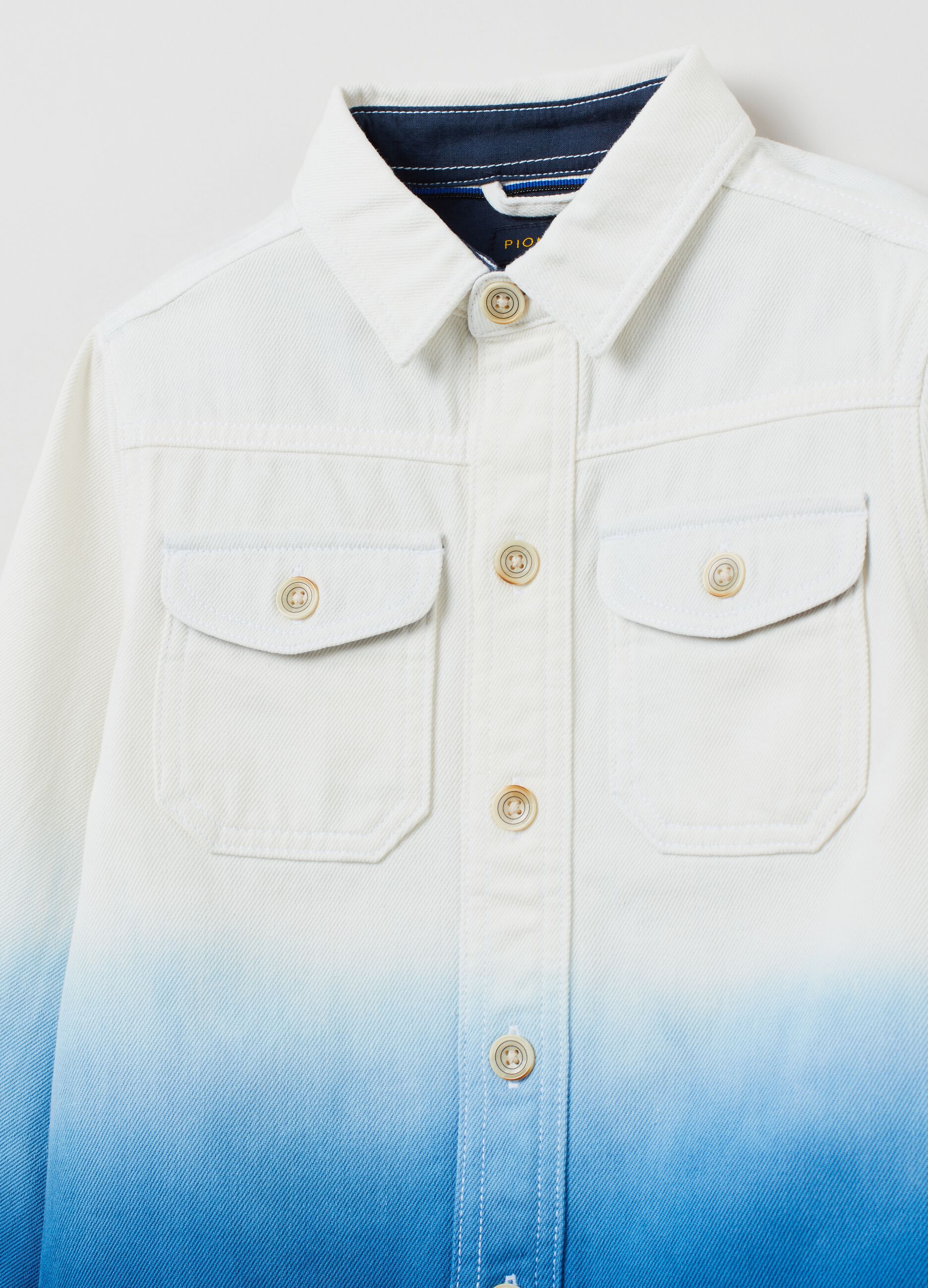 Camicia in denim Dip Dye_2