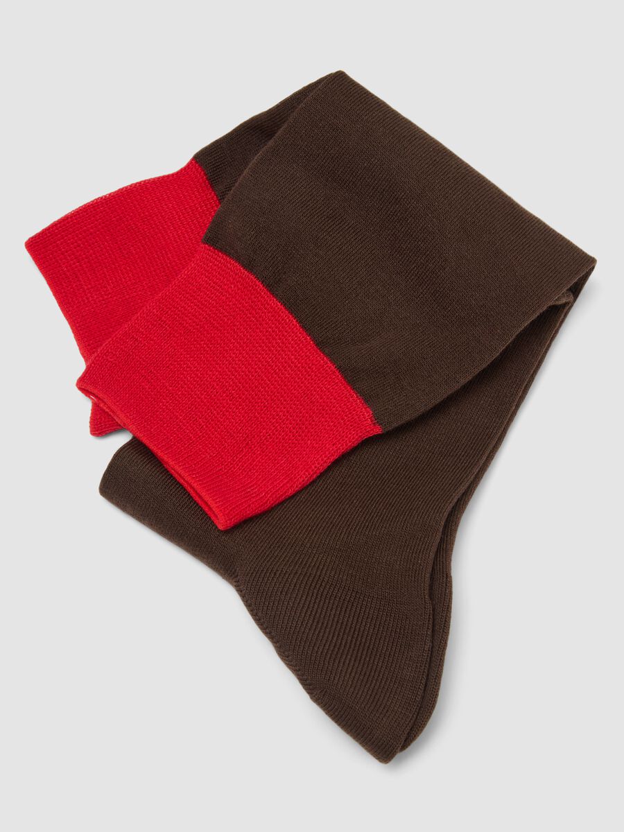 Bipack calze in misto cotone elasticizzato multicolor_1