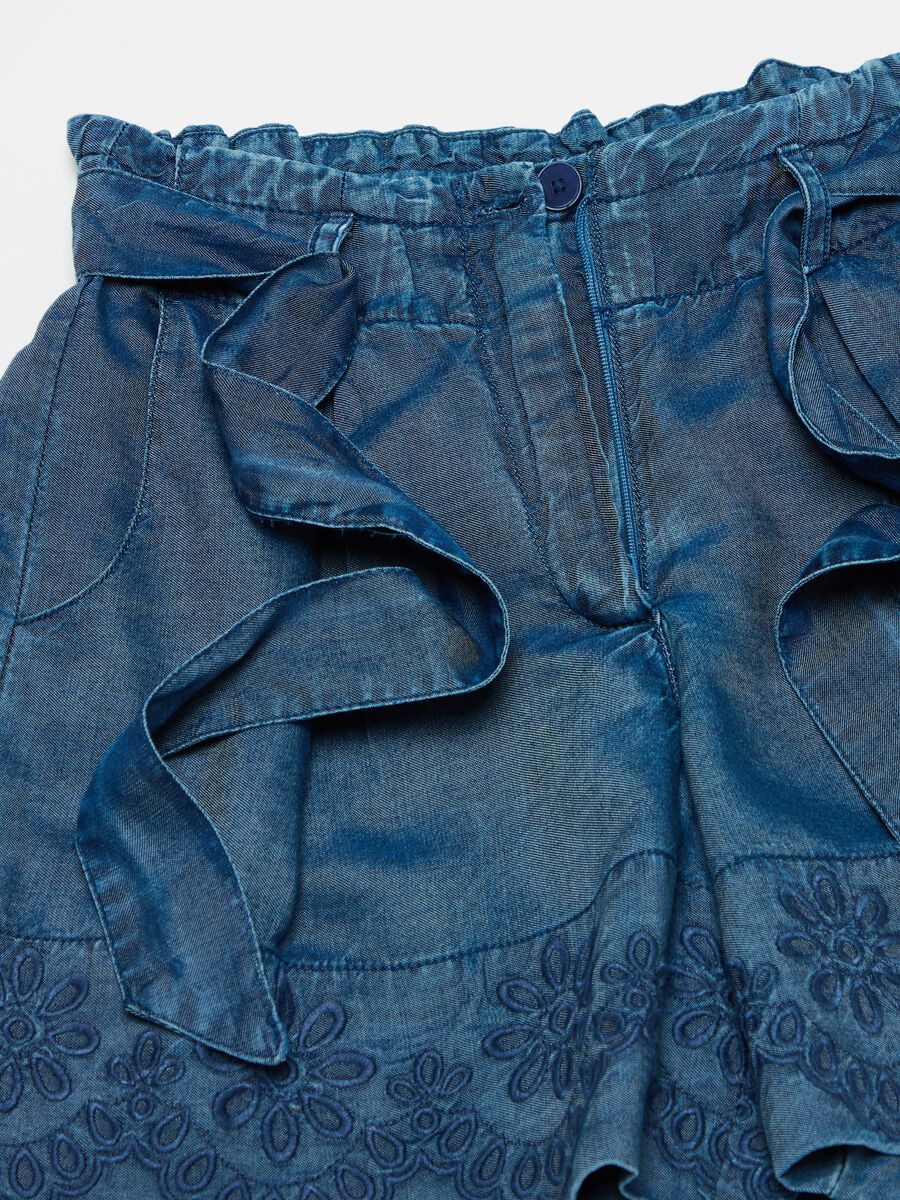 Shorts in TENCEL™ Lyocell con ricamo_5