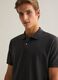 Men&rsquo;s grey regular fit polo shirt in 100% cotton_3