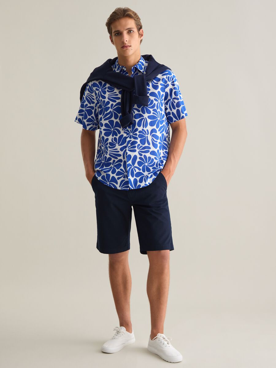 Men's multicolour pure cotton regular fit shirt_2