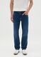 Men's Slim Fit Blue Denim Jeans_1