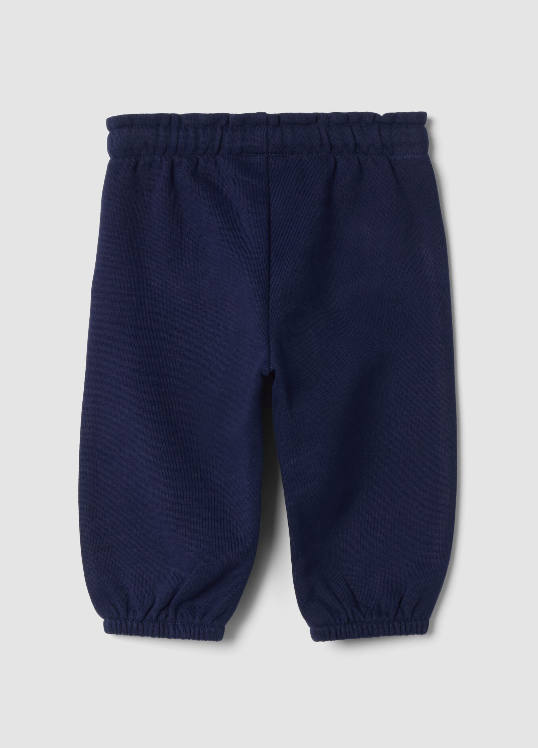 Midnight blue trousers in pure organic cotton