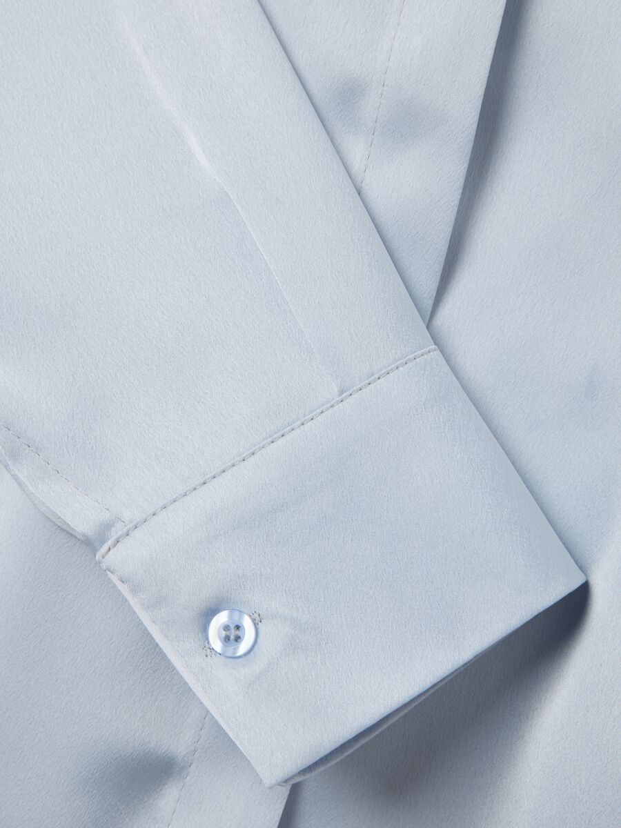 Solid colour satin shirt_1