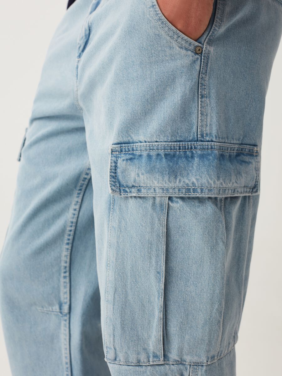 Jeans cargo acid wash_3