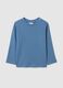 Children's pure cotton blue jumper regular fit_0